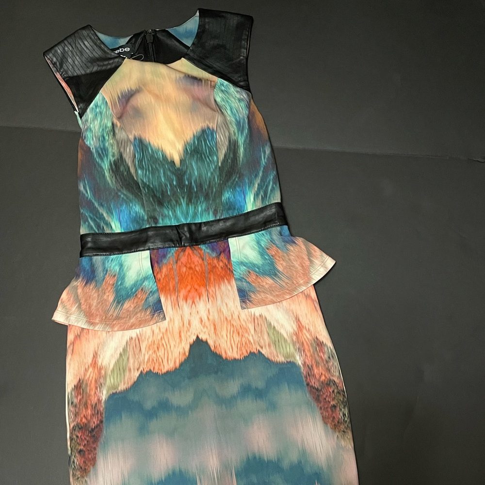 Painted Peplum Dress